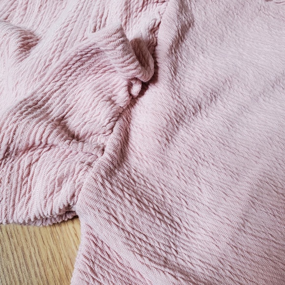 French Connection Pink Ruffled Sleeve Top Size XS - Picture 5 of 10